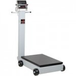 Cardinal Detecto 5852F-210 500 lb. Portable Digital Floor Scale with 210 Indicator and Tower Display, Legal for Trade