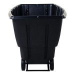 Vestil TDT-100-LD-BLACK 1 Cu. Yd. Black Light-Duty Bulk Tilt Truck - 850 lb. Capacity Vestil TDT-100-LD-BLACK 1 Cu. Yd. Black Light-Duty Bulk Tilt Truck - 850 lb. Capacity