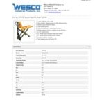 Wesco Industrial Products 272975 3,300 lb. Manual Telescoping High Lift Pallet Truck