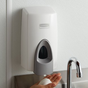 Rubbermaid® FG450017 800 mL White Manual Foam Dispenser Rubbermaid® FG450017 800 mL White Manual Foam Dispenser