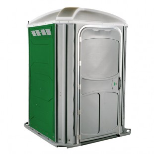 PolyJohn PH03-1122 Comfort XL Verdant Wheelchair Accessible Portable Restroom - Assembled