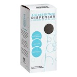 Fresh Products Eco-Air EACAB-F-000I012M-BLK Black Passive Air Freshener Cabinet - 12/Pack