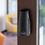 Fresh Products Eco-Air EACAB-F-000I012M-BLK Black Passive Air Freshener Cabinet - 12/Pack
