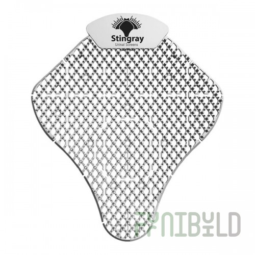 WizKid Stingray STGRY-CT/BL Cotton Blossom Scent Urinal Screen - 6/Case