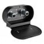 Lavex Matte Black Stainless Steel Surface-Mounted Jumbo Double-Roll Toilet Tissue Dispenser Lavex Matte Black Stainless Steel Surface-Mounted Jumbo Double-Roll Toilet Tissue Dispenser