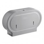 Lavex Matte Black Stainless Steel Surface-Mounted Jumbo Double-Roll Toilet Tissue Dispenser Lavex Matte Black Stainless Steel Surface-Mounted Jumbo Double-Roll Toilet Tissue Dispenser