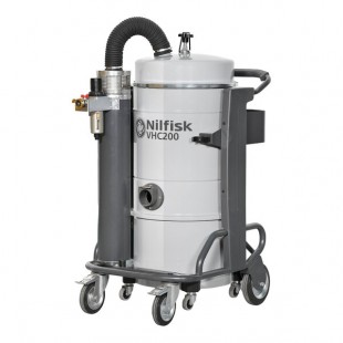 Nilfisk VHC200 SPECIAL 26 Gallon Steel Compressed Air Industrial Vacuum with HEPA Filtration - 120V