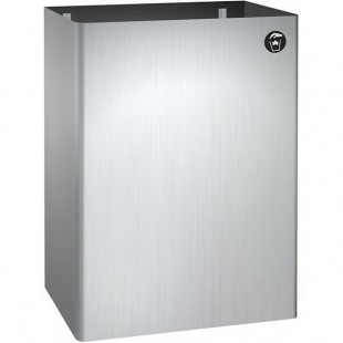 American Specialties, Inc. 10-0826 12 Gallon Stainless Steel Surface-Mounted Trash Can American Specialties, Inc. 10-0826 12 Gallon Stainless Steel Surface-Mounted Trash Can