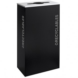 Ex-Cell Kaiser RC-KD17-R BT-PBG Black Tie Kaleidoscope Pebble Black Gloss 17 Gallon Rectangular Recyclables Receptacle Ex-Cell Kaiser RC-KD17-R BT-PBG Black Tie Kaleidoscope Pebble Black Gloss 17 Gallon Rectangular Recyclables Receptacle