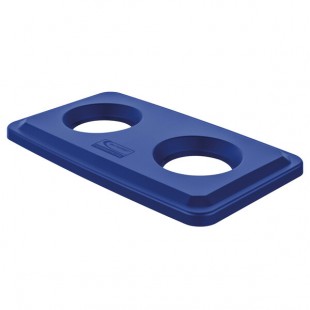 Suncast TCNLID02BLD Blue Slim Rectangular Can and Bottle Recycle Lid Suncast TCNLID02BLD Blue Slim Rectangular Can and Bottle Recycle Lid