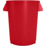Carlisle 84103289 Bronco 32 Gallon Purple Round Trash Can