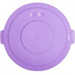Carlisle 84103289 Bronco 32 Gallon Purple Round Trash Can