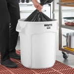 Rubbermaid® FG262000WHT BRUTE 20 Gallon White Round Trash Can Rubbermaid® FG262000WHT BRUTE 20 Gallon White Round Trash Can