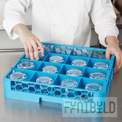 Carlisle RG1614 OptiClean 16 Compartment Glass Rack