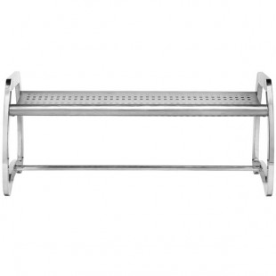 Commercial Zone 725229 Skyline Series 4' Stainless Steel Indoor / Outdoor Bench Commercial Zone 725229 Skyline Series 4' Stainless Steel Indoor / Outdoor Bench