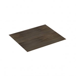 Palmer Snyder 3' x 3' Dark Walnut Vinyl Seamless Portable Dance Floor Panel