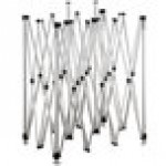 Backyard Pro Courtyard Series 10' x 15' White Straight Leg Heavy-Duty Aluminum Instant Pop-Up Canopy Tent