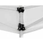 Backyard Pro Courtyard Series 10' x 15' White Straight Leg Heavy-Duty Aluminum Instant Pop-Up Canopy Tent