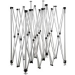 Backyard Pro Courtyard Series 10' x 15' White Straight Leg Heavy-Duty Aluminum Instant Pop-Up Canopy Tent