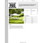 Backyard Pro Courtyard Series 10' x 15' White Straight Leg Heavy-Duty Aluminum Instant Pop-Up Canopy Tent