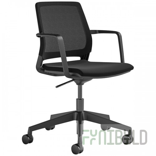 Safco Medina Black Conference Chair