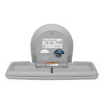 Koala Kare KB300-01SS Gray Horizontal Surface-Mounted Baby Changing Station with Stainless Steel Veneer