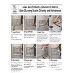 Koala Kare KB300-01SS Gray Horizontal Surface-Mounted Baby Changing Station with Stainless Steel Veneer