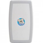 Koala Kare KB300-01SS Gray Horizontal Surface-Mounted Baby Changing Station with Stainless Steel Veneer
