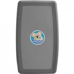 Koala Kare KB300-01SS Gray Horizontal Surface-Mounted Baby Changing Station with Stainless Steel Veneer