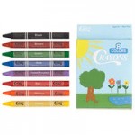 Choice Bulk Crayons in 8 Assorted Colors - 1,000/Case Choice Bulk Crayons in 8 Assorted Colors - 1,000/Case