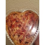 Durable Packaging P9701V Clear Dome Lid for Heart Shaped Foil Bake Pan - 100/Case