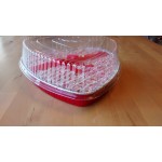 Durable Packaging P9701V Clear Dome Lid for Heart Shaped Foil Bake Pan - 100/Case