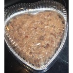 Durable Packaging P9701V Clear Dome Lid for Heart Shaped Foil Bake Pan - 100/Case