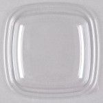 Sabert 52500B500 Bowl2 Clear Dome Lid for 8, 12, and 16 oz. Square Bowls - 500/Case