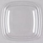 Sabert 52500B500 Bowl2 Clear Dome Lid for 8, 12, and 16 oz. Square Bowls - 500/Case