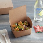 Fold-Pak 01BPDINEEM Bio-Plus Dine Kraft Microwavable Paper #1 Take-Out Container 4 3/8 Fold-Pak 01BPDINEEM Bio-Plus Dine Kraft Microwavable Paper #1 Take-Out Container 4 3/8