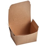 Fold-Pak 01BPDINEEM Bio-Plus Dine Kraft Microwavable Paper #1 Take-Out Container 4 3/8 Fold-Pak 01BPDINEEM Bio-Plus Dine Kraft Microwavable Paper #1 Take-Out Container 4 3/8