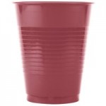 Creative Converting 663122B Burgundy 2-Ply 1/4 Fold Luncheon Napkin - 600/Case