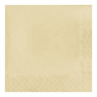 Creative Converting 58161B Ivory 3-Ply 1/4 Fold Luncheon Napkin - 500/Case Creative Converting 58161B Ivory 3-Ply 1/4 Fold Luncheon Napkin - 500/Case