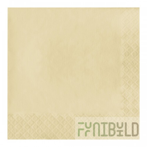 Creative Converting 58161B Ivory 3-Ply 1/4 Fold Luncheon Napkin - 500/Case