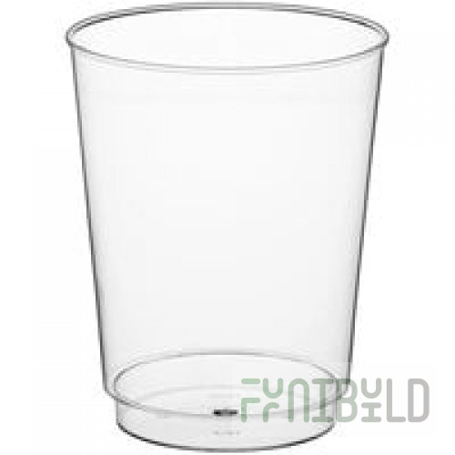 Fineline Renaissance 2410-CL 10 oz. Clear Hard Plastic Crystal Tumbler - 20/Pack