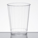 Fineline Renaissance 2410-CL 10 oz. Clear Hard Plastic Crystal Tumbler - 20/Pack Fineline Renaissance 2410-CL 10 oz. Clear Hard Plastic Crystal Tumbler - 20/Pack