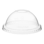 Choice 9 oz., 12 oz., 16 oz., 20 oz., 24 oz. Clear Dome Lid with 1 Choice 9 oz., 12 oz., 16 oz., 20 oz., 24 oz. Clear Dome Lid with 1