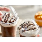 Choice 9 oz., 12 oz., 16 oz., 20 oz., 24 oz. Clear Dome Lid with 1 Choice 9 oz., 12 oz., 16 oz., 20 oz., 24 oz. Clear Dome Lid with 1