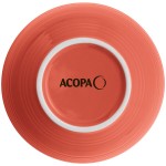 Acopa Capri 13 oz. Coral Reef Stoneware Nappie Bowl - Sample