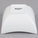 Arcoroc R0735 Appetizer 4.5 oz. White Square Porcelain Dish by Arc Cardinal - 24/Case
