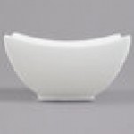 Arcoroc R0735 Appetizer 4.5 oz. White Square Porcelain Dish by Arc Cardinal - 24/Case