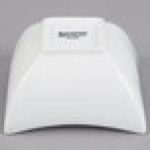 Arcoroc R0735 Appetizer 4.5 oz. White Square Porcelain Dish by Arc Cardinal - 24/Case