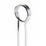 American Metalcraft SRBNC2 Chrome Half Round Birdnest Condiment Caddy with Card Holder - 8