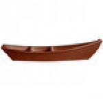 G.E.T. Enterprises BT320-MOD-CH Bugambilia 3.6 Qt. Smooth MOD Finish Chocolate Resin-Coated Aluminum Deep Boat with Dividers G.E.T. Enterprises BT320-MOD-CH Bugambilia 3.6 Qt. Smooth MOD Finish Chocolate Resin-Coated Aluminum Deep Boat with Dividers